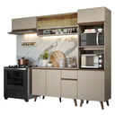 Ver imagem 4 de Armário de Cozinha Completa 260 cm Crema Nice Madesa 03