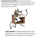 Ver imagem 5 de Adega com Espelho para 6 Garrafas Aurora Demolição Preto