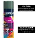 Ver imagem 5 de Tinta Spray 400ml Verde Escuro Uso Geral em Aço Ferro Gesso Cerâmica Couro | Universo | Kit 04 Un