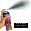 Ver imagem 6 de Tinta Spray 400ml Verde Escuro Uso Geral em Aço Ferro Gesso Cerâmica Couro | Universo | Kit 04 Un