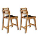 Ver imagem 3 de Conjunto com 2 Banquetas em Madeira Eloa Premium