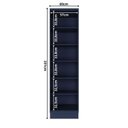 Ver imagem 6 de Cristaleira 1 Porta com Vidro 60cm 100% MDF Sevilha Azul/Órion