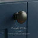 Ver mais imagens de Cristaleira 1 Porta com Vidro 60cm 100% MDF Sevilha Azul/Órion