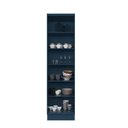 Ver imagem 5 de Cristaleira 1 Porta com Vidro 60cm 100% MDF Sevilha Azul/Órion