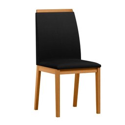 Conjunto Sala de Jantar Mesa Mariah 160x90 com 6 Cadeiras Fernanda Ype/preto/veludo Preto - Nc - 5