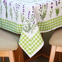 Ver imagem 2 de Toalha de Mesa 8 Lugares Allegra 2,50x1,50m Estampado Tecido Microfibra