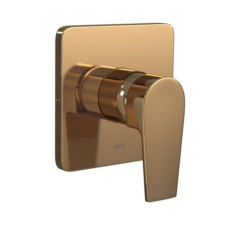 Acabamento de Monocomando para Chuveiro Level Red Gold Cod: 4993.gl26.chu.rd