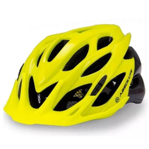 Capacete Absolute Wild C- LED - Amarelo-Preto m