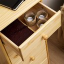 Ver imagem 6 de Cômoda Organizadora Madeira 6 Gavetas Rondo Natural Idimex