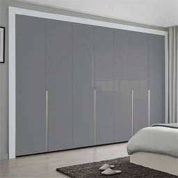 Kit 6 Metros de Papel de Parede Lavavel Alto Brilho Cinza Metalico - 5