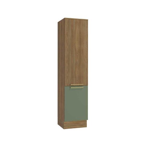 Módulo Cozinha Kappesberg Botanic Paneleiro Botanic M619 C/ 2 Portas 50cm Nogueira/verde -