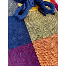 Rede de Dormir Casal Balanço de Algodão Reforçada 3,80m X 1,50m Varias Cores:colorida - 4