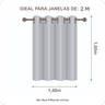 Cortina Blackout 100% Pvc 280cm X 160cm com Ilhos Corta Luz - 3