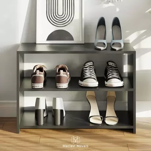 Sapateira Entrada Porta Hall Closet Quarto Industrial - 2