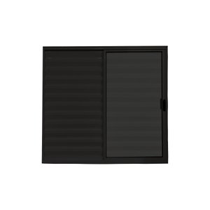Veneziana 3 Folhas Preto 100x100 Linha 18 Esmeralda
