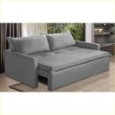 Ver imagem 2 de Sofá sem Caixa Retrátil e Reclinável 1,65m com Molas Karla Suede Cinza Rover & Beato