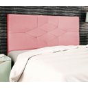 Ver imagem 3 de Cabeceira Estofada Box Solteiro Encosto para Cama T Cross 94x126 Rosa