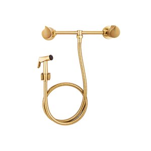 Ducha Higiênica com Misturador Externo 1/4 de Volta Dourado C72 Samer
