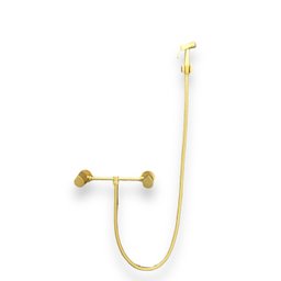 Ducha Higiênica com Misturador Externo 1/4 de Volta Dourado C72 Samer - 2
