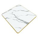 Ver imagem 7 de Conjunto Mesa de Jantar Redonda Venezia 70x70cm Branca com 2 Cadeiras Roma - Nude