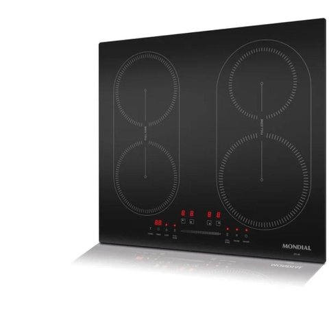 Cooktop 4 Bocas de Indução Mondial 7000w com Função Turbo Preto 220v - Cti-03