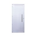 Ver imagem 2 de Porta Lambril Alumínio Branco com Puxador 210x100 Lado Direito