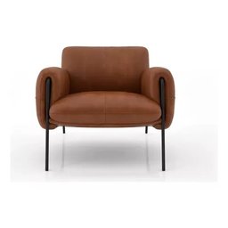 Poltrona Decorativa Versátil Luxo Serrana - Zahav Estofados:marrom - 4