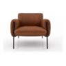Poltrona Decorativa Versátil Luxo Serrana - Zahav Estofados:marrom - 4