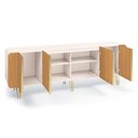 Ver imagem 4 de Buffet Salutti e Cristaleira Évora Off White Cinamomo – Hb Móveis