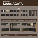 Ver imagem 7 de Balcão Agata 3 Gavetas MDP 40cm Preto Madesa