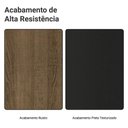 Ver mais imagens de Balcão Agata 3 Gavetas MDP 40cm Preto Madesa