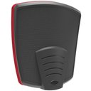 Ver mais imagens de Cadeira de Escritório Diretor Office Base Giratória Preto Alta Flexi P03 Poliéster vermelho -
