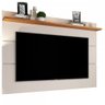 Painel para Tv até 60 Polegadas Vivare New 1 Prateleira Off White/nature - Giga Móveis - 2