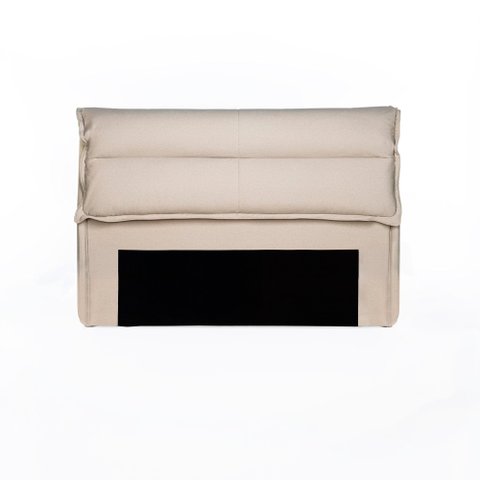 Cabeceira Estofada Cama Queen Emaya 180 Cm X 122 Cm Bege