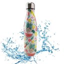 Ver imagem 1 de Garrafa Termica Estampa Frutas Flores 500ml Inox Floral Florido Colorido Trabalho Dia a Dia Academia