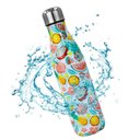 Ver imagem 3 de Garrafa Termica Estampa Frutas Flores 500ml Inox Floral Florido Colorido Trabalho Dia a Dia Academia
