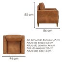 Ver imagem 3 de Poltrona Decorativa Oasis Pes Madeira Courino Tcs 727 Moll