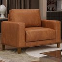 Ver imagem 2 de Poltrona Decorativa Oasis Pes Madeira Courino Tcs 727 Moll