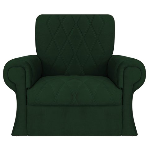 Poltrona Natalina Papai Noel Santa Claus Suede