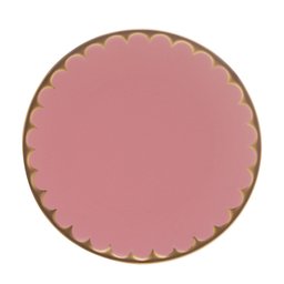 Prato Sobremesa Porcelana Egg Rosa Matt 19cm - Wolff - 3