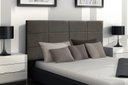 Ver imagem 2 de Painel Raissa 138 cm Suede Marrom Claro