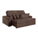 Ver imagem 1 de Sofa Martins M-188 02 Md.90 com Almofadas - V-211 Marrom