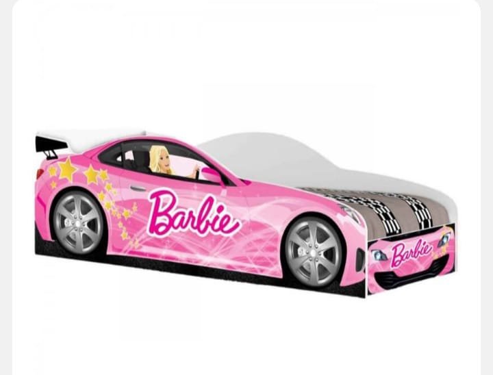 Mini Cama Infantil Carro Dos Sonhos Barbie - 4