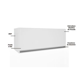 Armário Geladeira Top Class Batrol Branco - 4