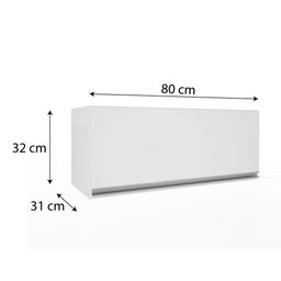 Armário Geladeira Top Class Batrol Branco - 2