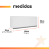 Armário Geladeira Top Class Batrol Branco - 3