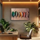 Ver imagem 3 de Quadro Decorativo Sequencia de Folhas