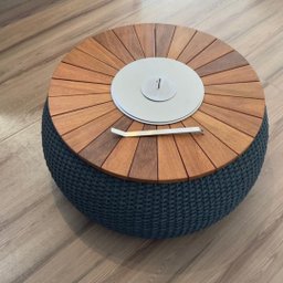 Mesa de Centro Lareira e Cervejeira com Corda Náutica - 4
