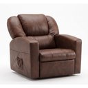 Ver imagem 2 de Poltrona do Papai Reclinável Courino Conforto Premium - Marrom