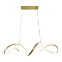 Ver imagem 1 de Lustre Pendente Taschibra Londres Led Bivolt Dourado 3000k Luz Amarela 15051070